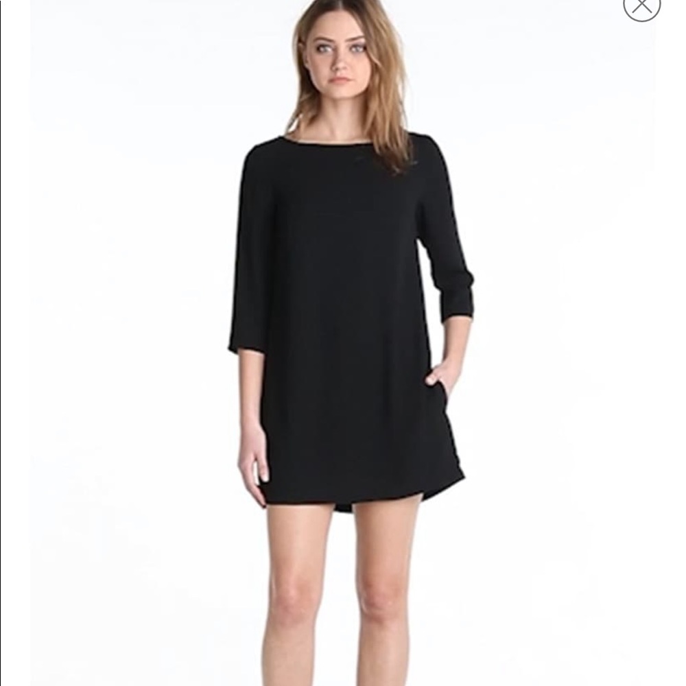 Tildon black shift dress medium